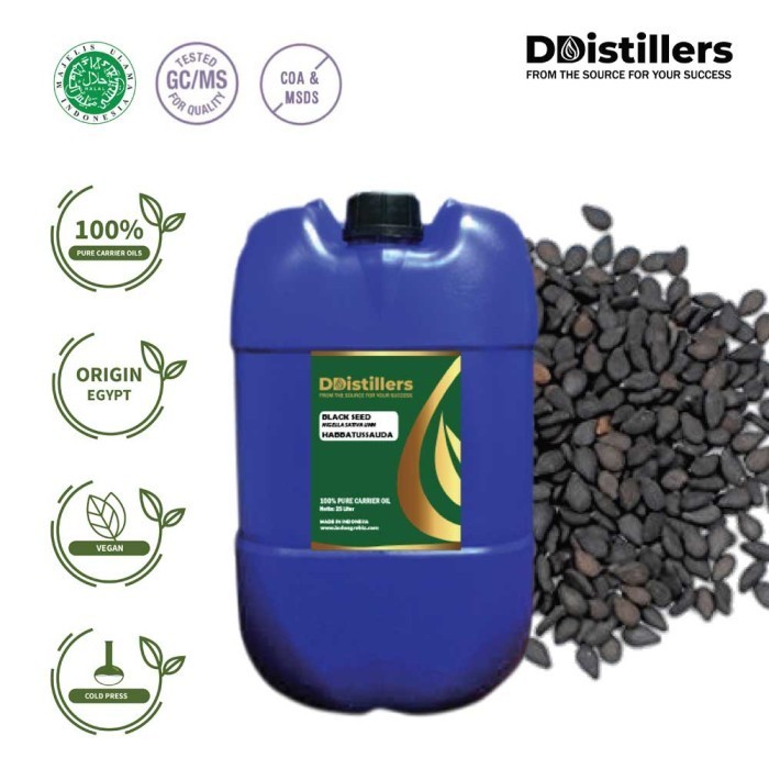 Black Seed Grade A / Habbatussauda Carrier Oil Pure 100%, 25L HDPE