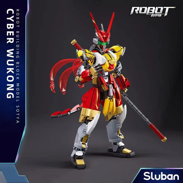 Mainan Brick Sluban Robot Cyber Goku B1180