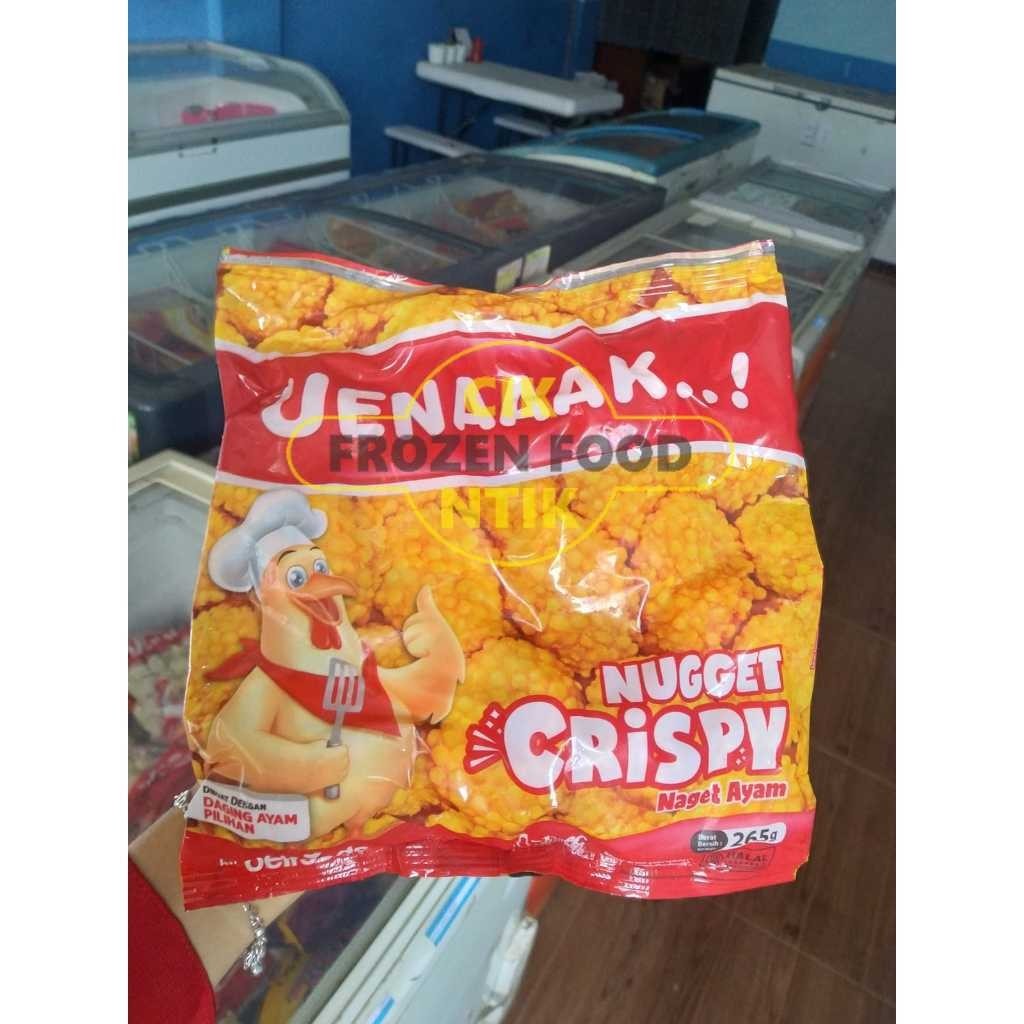 

Belfood Crispy Naget Uenaaak 265g Frozen food cik ntik Jambi cemilan jajanan seblak korea jepang