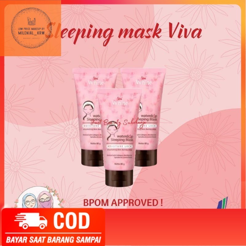 Viva Wahite Waterdrop Sleeping Mask/ Viva Sleeping Mask