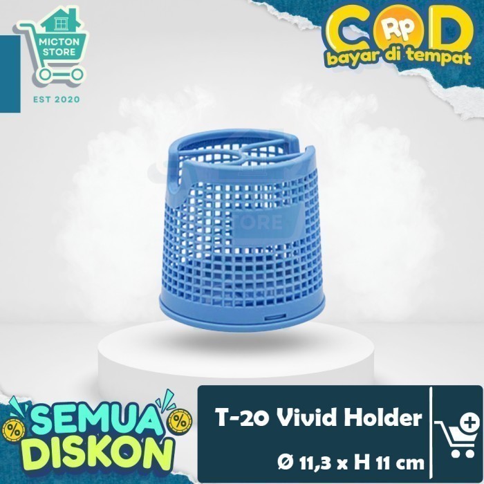 

MICTON Lion Star T-20 Vivid Holder Tempat Pensil Pulpen Pen Spidol Staples ATK Sampah Mini Bulat LS LionStar Plastik Berkualitas Murah Tahan Lama Anti Pecah Kontainer Toples Penyimpanan Dapur Rumah Wadah Tempat Kotak Botol Keranjang Peralatan Makan