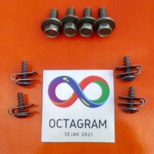 Baut Bagasi Mio / Baut Bagasi Tutup Mesin Mio Sporty Mio Smile/ baut yamaha/ baut mio/baut mio sport