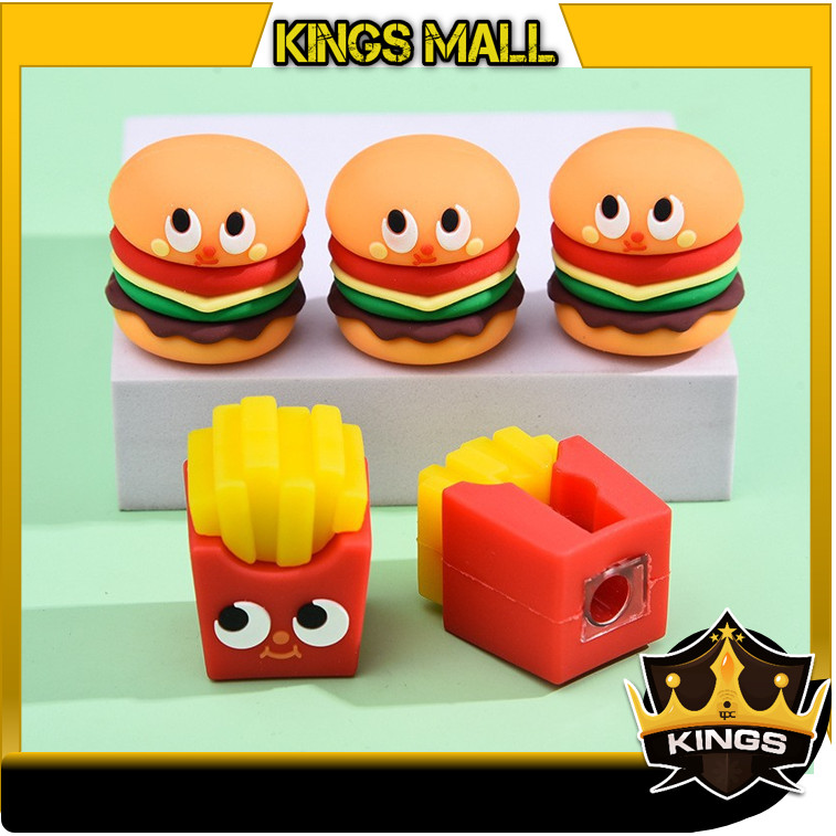 

KINGs - S6313 Peraut Pensil Motif KarakterMini Serutan Pensil Lucu / Peraut dengan Motif Karakter