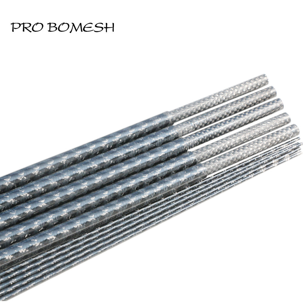 Pro Bomesh 2 Blanks 2.28M 98.9g H 2 Section Carbon Fiber X-Ray Wrap Rod Blank Boat Rod Blank DIY Rod