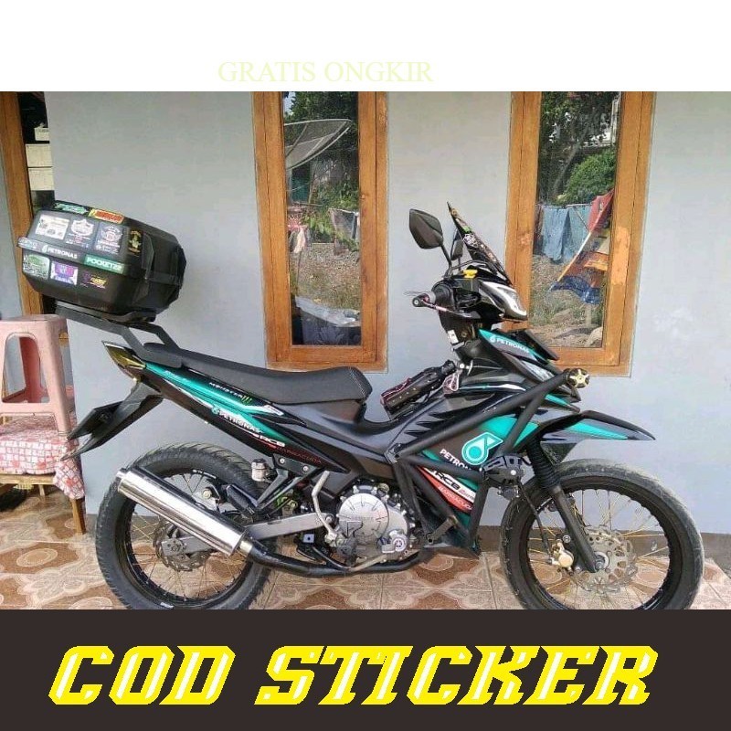 Stiker Jupiter Mx new 135 NJMX  Stiker  exciter petronas  stiker motor Jupiter Mx baru petronas
