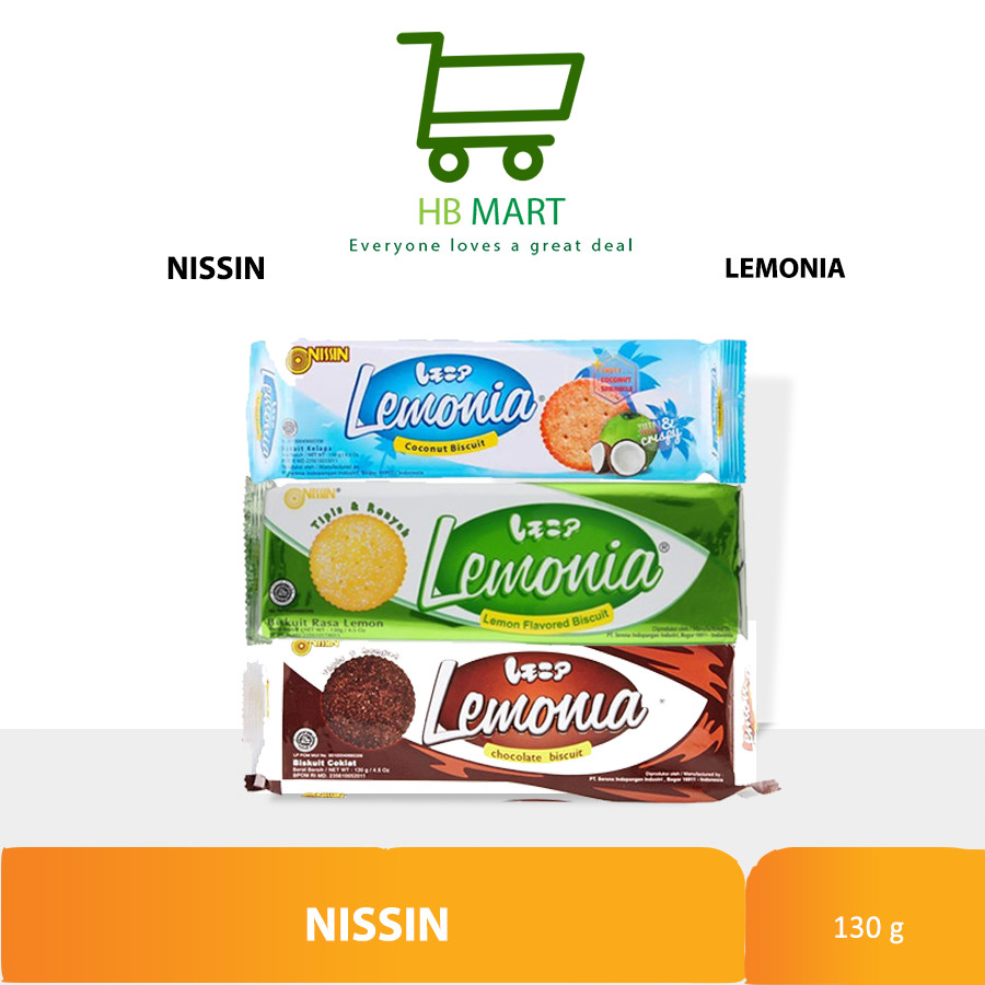 

BISKUIT NISSIN LEMONIA 130 GRAM / NISSIN LEMONIA BISCUIT 130GR