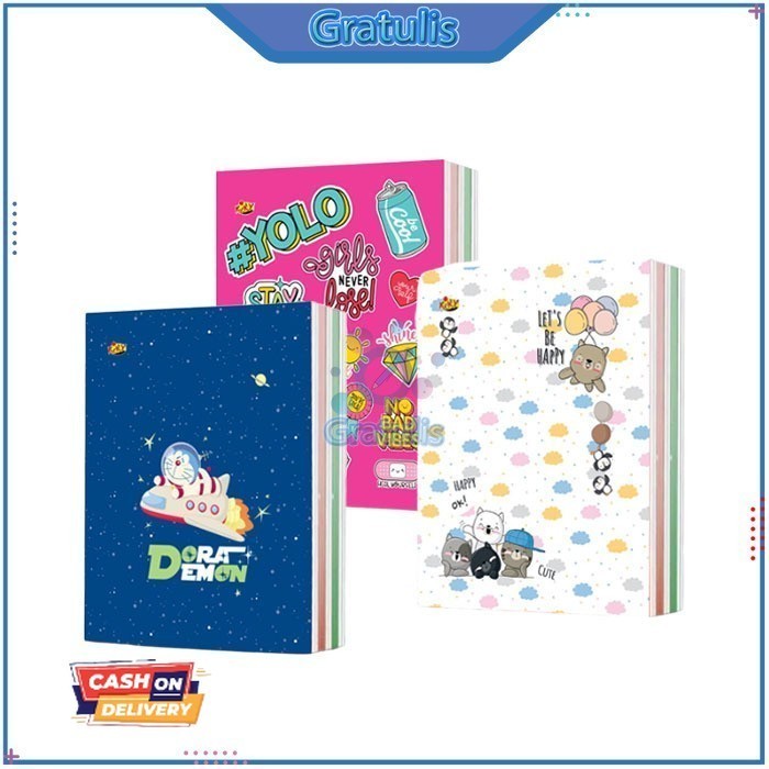 

✨LARIS✨ -WRITE BOOK KIKY 38 LEMBAR [1 PACK] / BUKU TULIS SEKOLAH KIKI 1 PAK - PEREMPUAN-WARNA