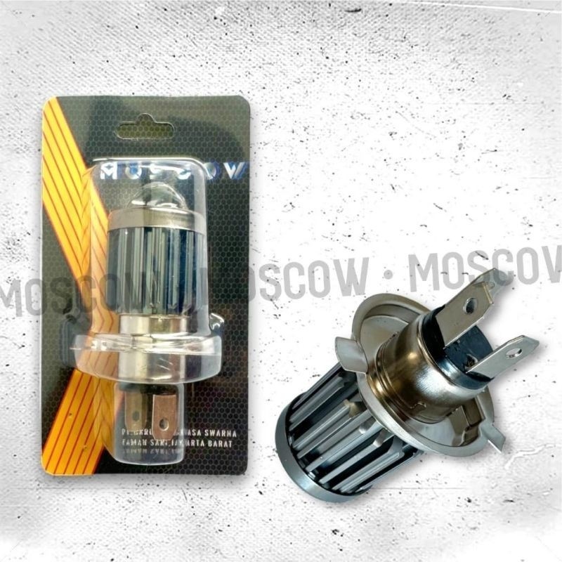 LAMPU LED UTAMA MOTOR MOBIL H4 LASER D2 PUTIH KUNING AC DC VIXION NINJA R15 R25 PULSAR SCOOPY CB150R