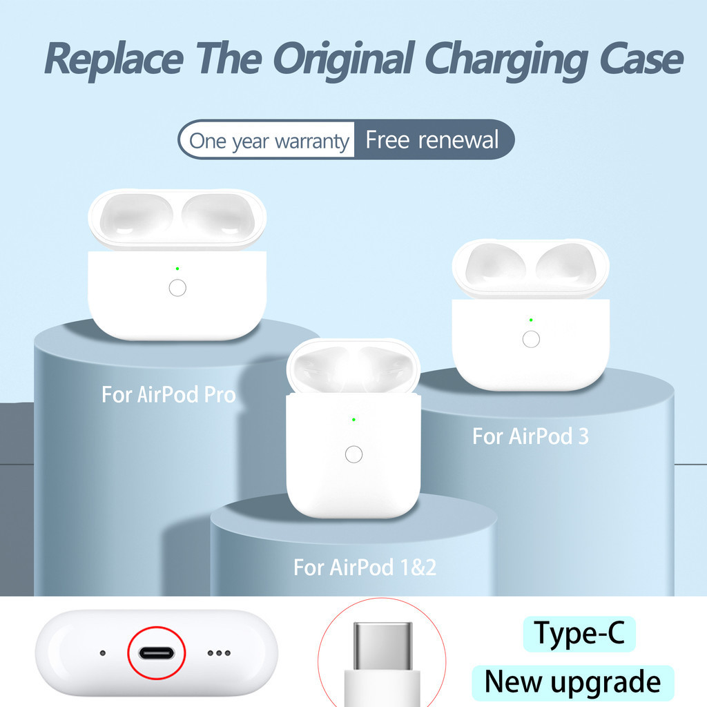 Replacement Original Charging Box for Airpods Pro 1/2/3 Bluetooth Earphone 680mAh Battery Charger Ca