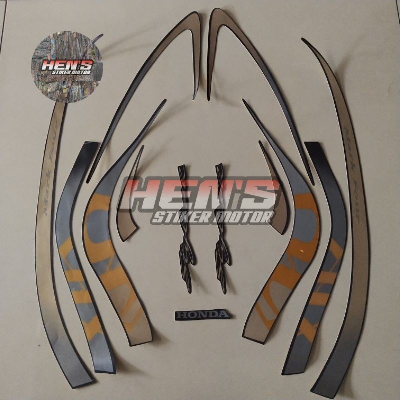 striping Honda Scoopy 2021 grey brown list body standar berkualitas terbaik