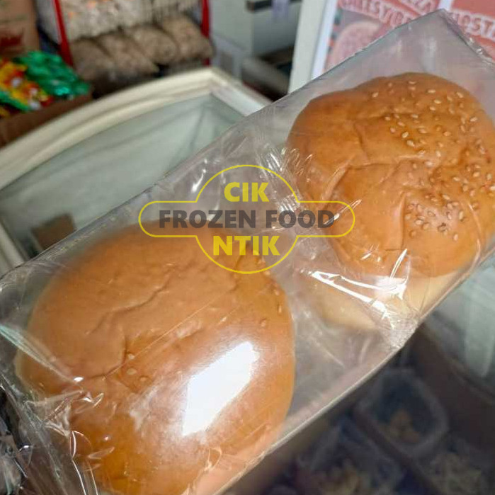 

Roti Burger Besar Frozen food cik ntik Jambi cemilan jajanan seblak korea jepang