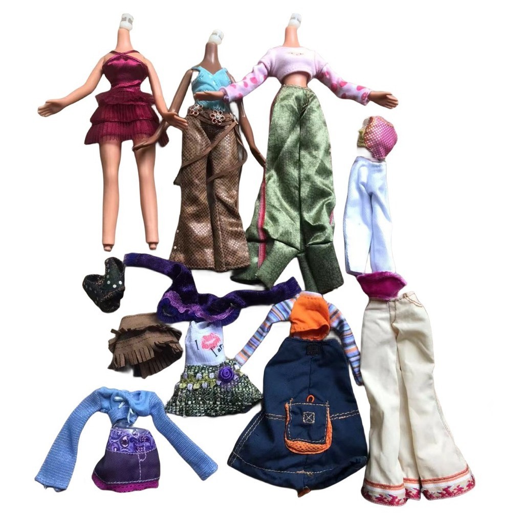 Slim Doll Clothes Pants Skirt Dresses Colorful Doll Decors Original Monstering Doll Costume Kids Toy