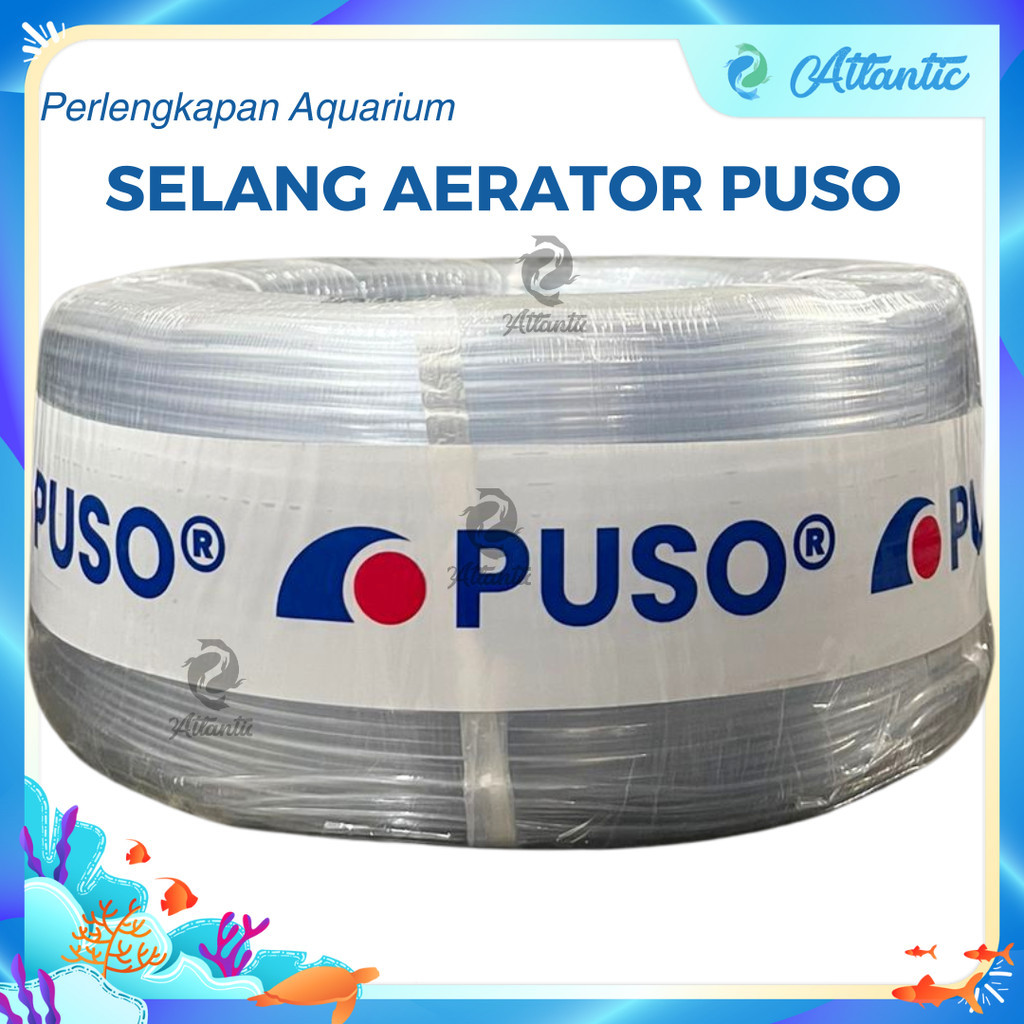 Selang Aerator Puso 1 Roll 100 Meter Selang Aerator Aquarium Puso