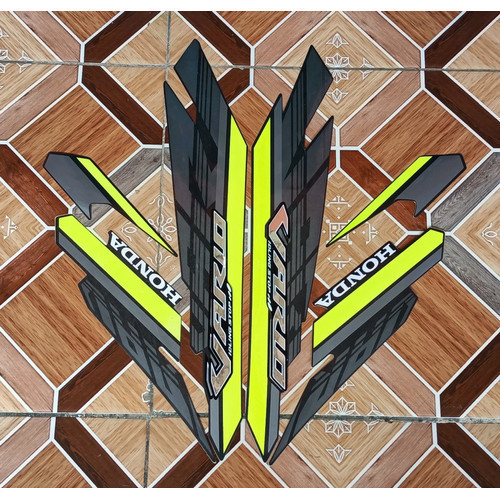 STRIPING STIKER MOTOR VARIO TECHNO 125 FI 2017 IDLING STOP