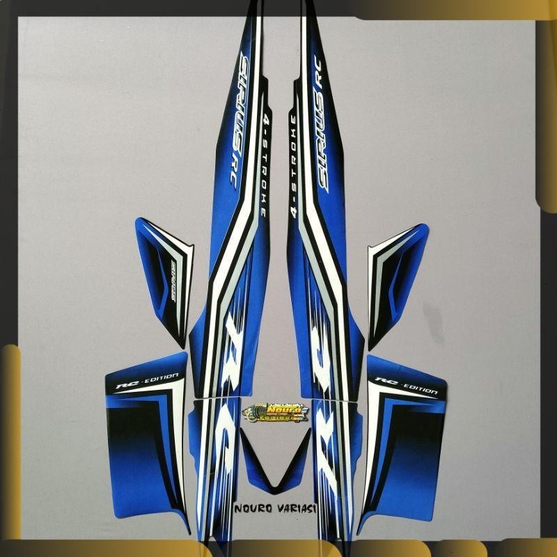 striping yamaha vega r new sirius rc biru thailand thailook