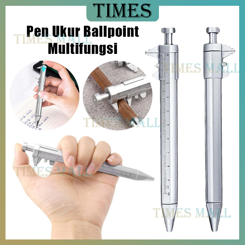 

Pena Ukur Ballpoint/Ballpoint Multifungsi Measuring/Bolpoin Bolpen Jangka Sorong/Bolpoin Measuring Scale Ruler