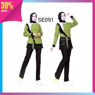 Pakaian Olahraga Murah Kekinian Keren Style Korea Terbaru / COD stelan baju senam wanita dewasa baju