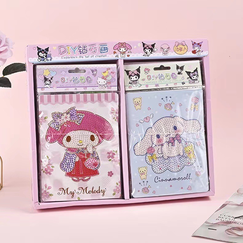 

[GROSIR ATK] SET DIAMOND PAINTING KARAKTER SANRIO LENGKAP / KIT DIAMOND PAINTING LG