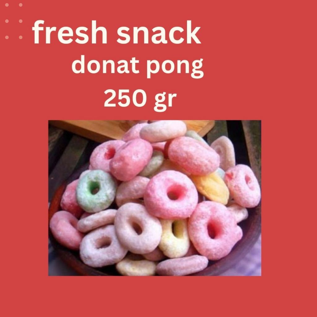 

(250gr) donat pong | cemilan enakkk!! //