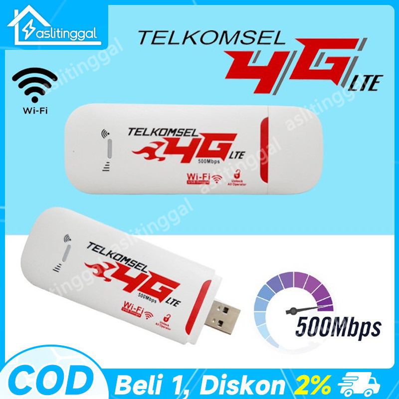 Modem WIFI USB 500Mbps 4g Portable Mobile WiFi Portable Semua Operator LTE Modem Kecepatan Tinggi un