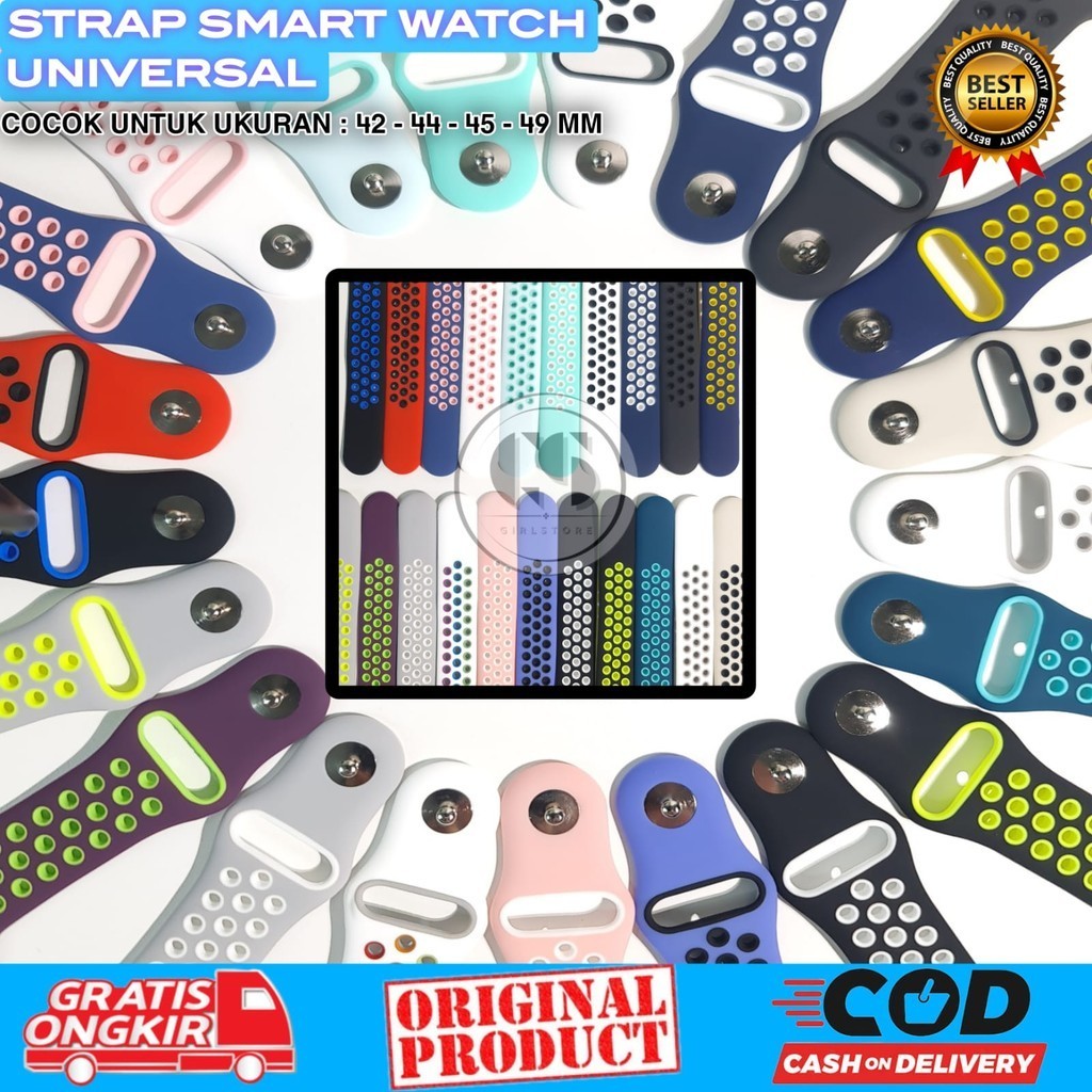 Strap Sport Silicon For Watch Ultra 2 / Ultra 49mm 42mm 45mm 44mm 49mm Series SE 9 8 7 6 5 4 3 2 1, 