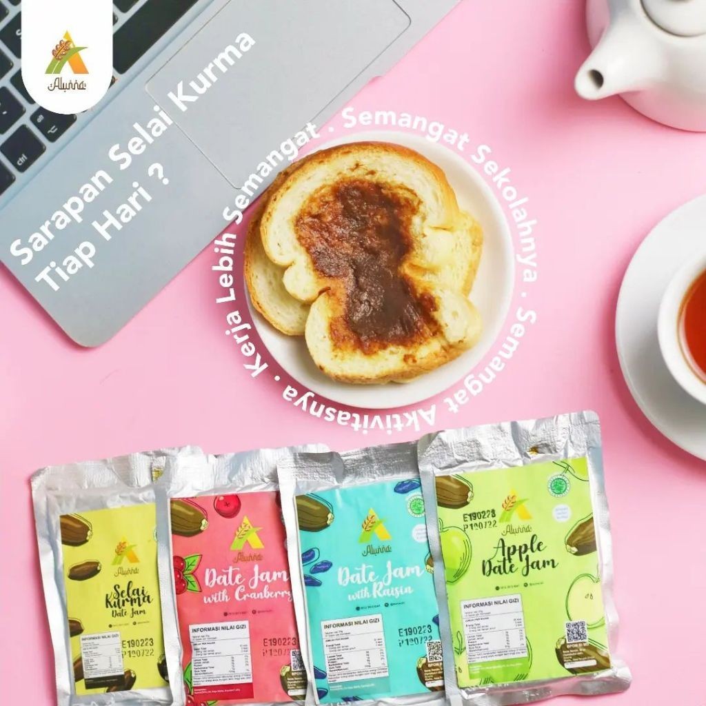 

Selai Kurma dan buah Sachet Tanpa Pengawet dan Tambahan Gula