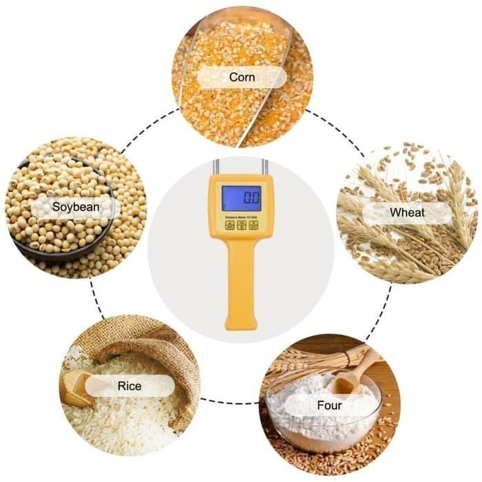 tester kadar air kelembaban biji jagung gandum beras-moisture meter