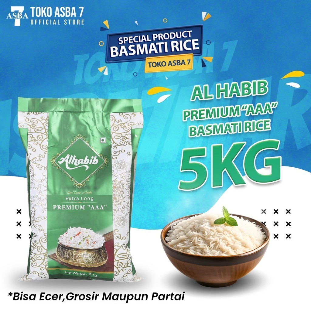 

ALHABIB PREMIUM BASMATI EXTRA LONG 5KG
