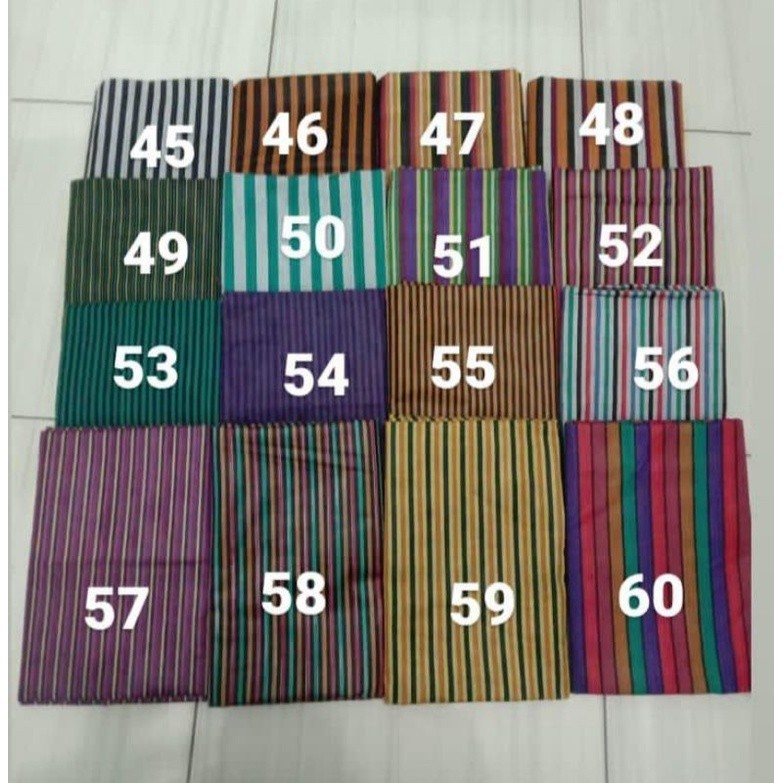 LURIK [m] Kain lurik tenun halus garis garis