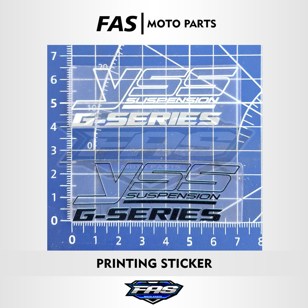 Stiker Shock YSS G Series Transparan