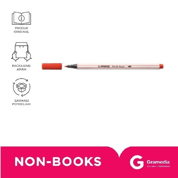 

Stabilo Pen 68 Brush Carmin