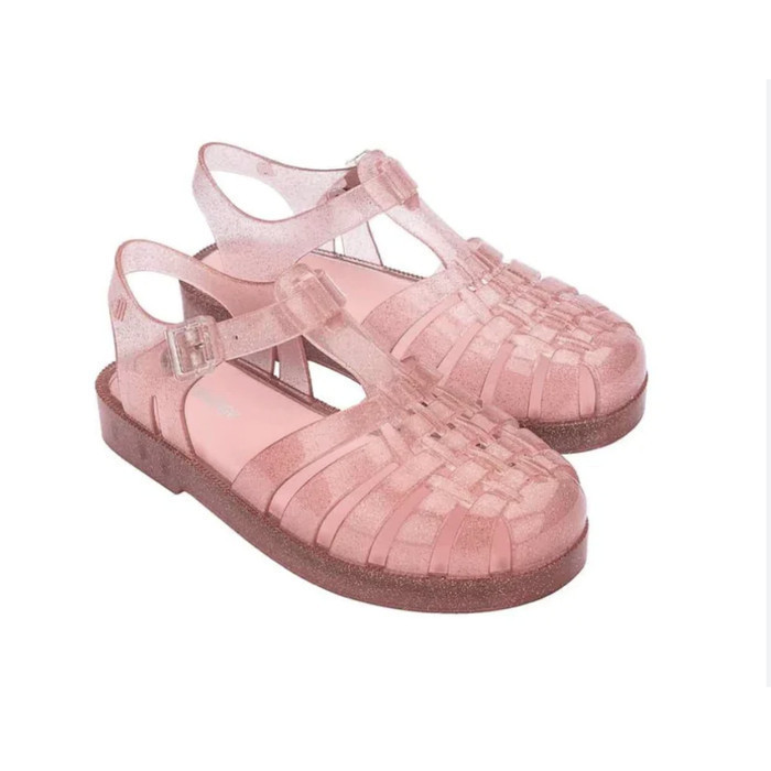 Sepatu Sandal Anak Mini Melissa Possession Inf Glitter Pink