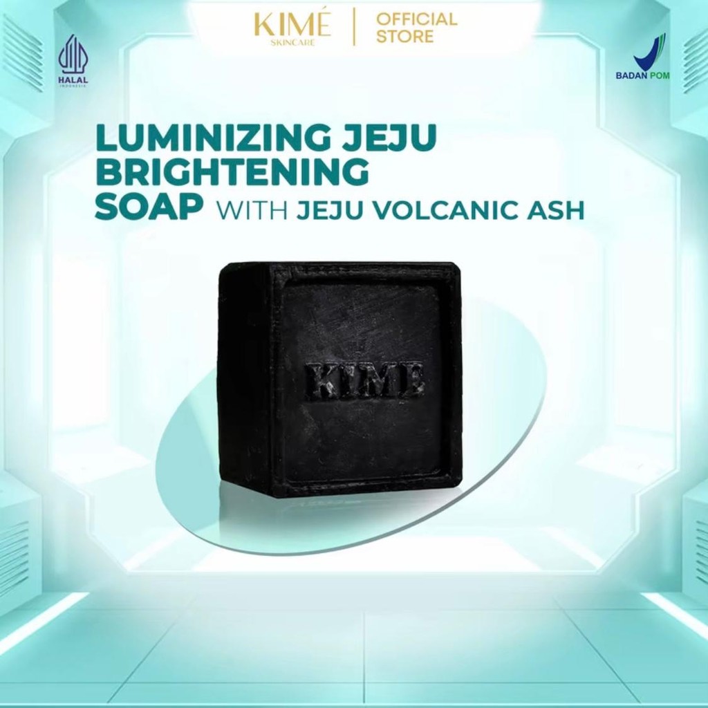 SABUN KIME SKINCARE LUMINIZING JEJU BRIGHTENING SOAP (ISI 2 SABUN) ORIGINAL