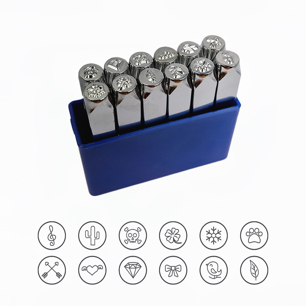 

Metal Stamping Metal Stamps Metal Punch Metal Stamping Kit Leather Stamps, Printing Tool, Jewelry Stamping 1/4 (6mm)