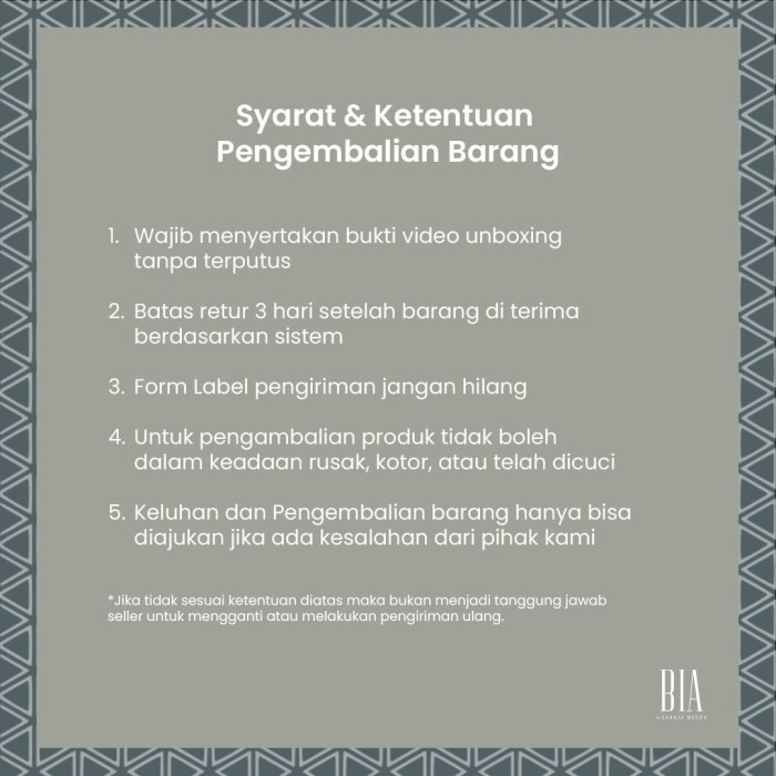 BIA x Isel Fricella - Qiu Gray Pants - Edisi Denmark - Sarimbit - S