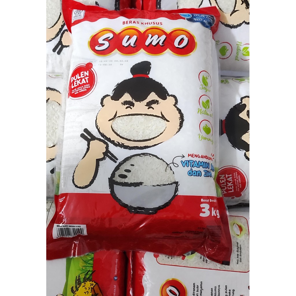 

Beras Sumo Merah 3 Kg PCS