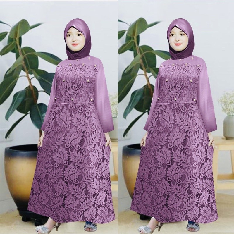 Busana Lebaran Muslim Wanita Dress Gamis Murah Modern / MODEL BARU/GAMIS ANAK GUCHIKAKID/GAMIS MUSLI