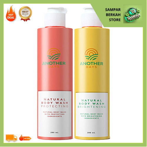 Produk Halal; ANOTHER DAYS NATURAL BODY WASH HNI HPAI - Sabun Kecantikan Premium Pemutih Kulit Alami
