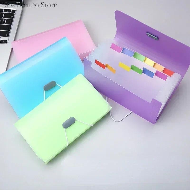 

A6 Expanding File Folder Wallet Organ Bag Documents Organizer Accordions Bag File Pouch Bill Folder Family Folder School Office