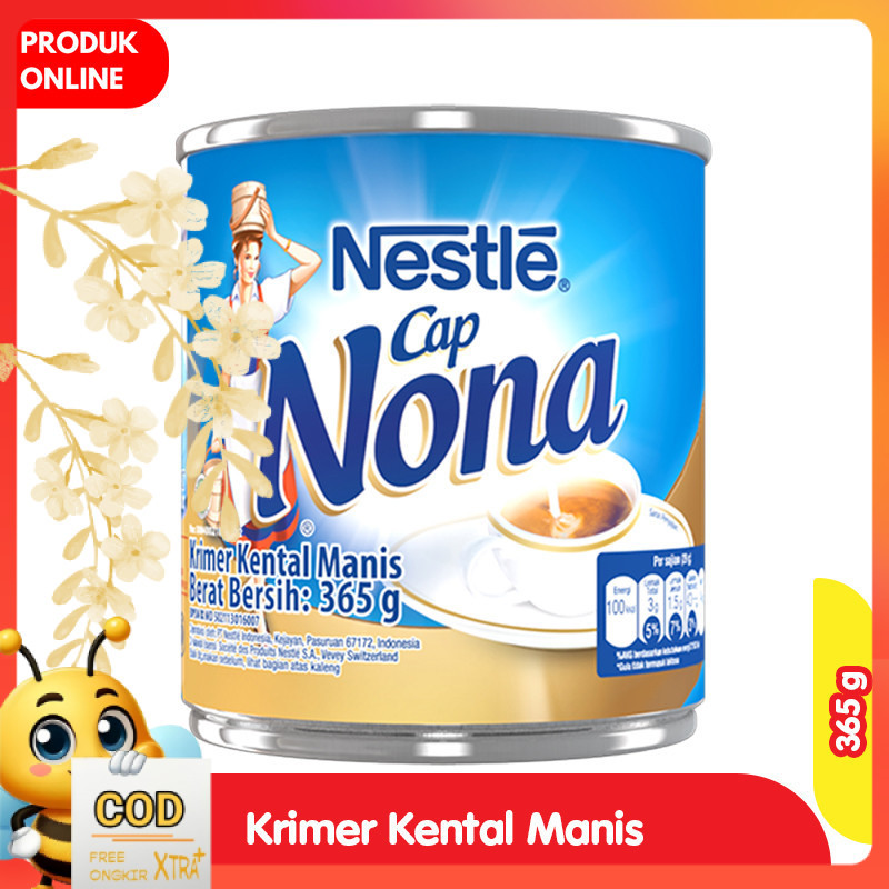 

Cap Nona Krimer Kental Manis Putih Kaleng 365 g