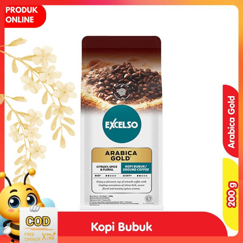 

Excelso Kopi Bubuk Arabica Gold 200 g