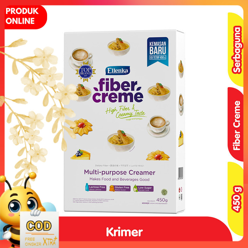 

Ellenka Fiber Creme Krimer Serbaguna 450 g