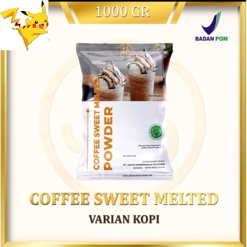

pekanbaru / Bubuk Minuman Premium Coffee Sweet Melted / Coffee Caramel - Jakarta Bubble Drink | BBPOM & HALAL