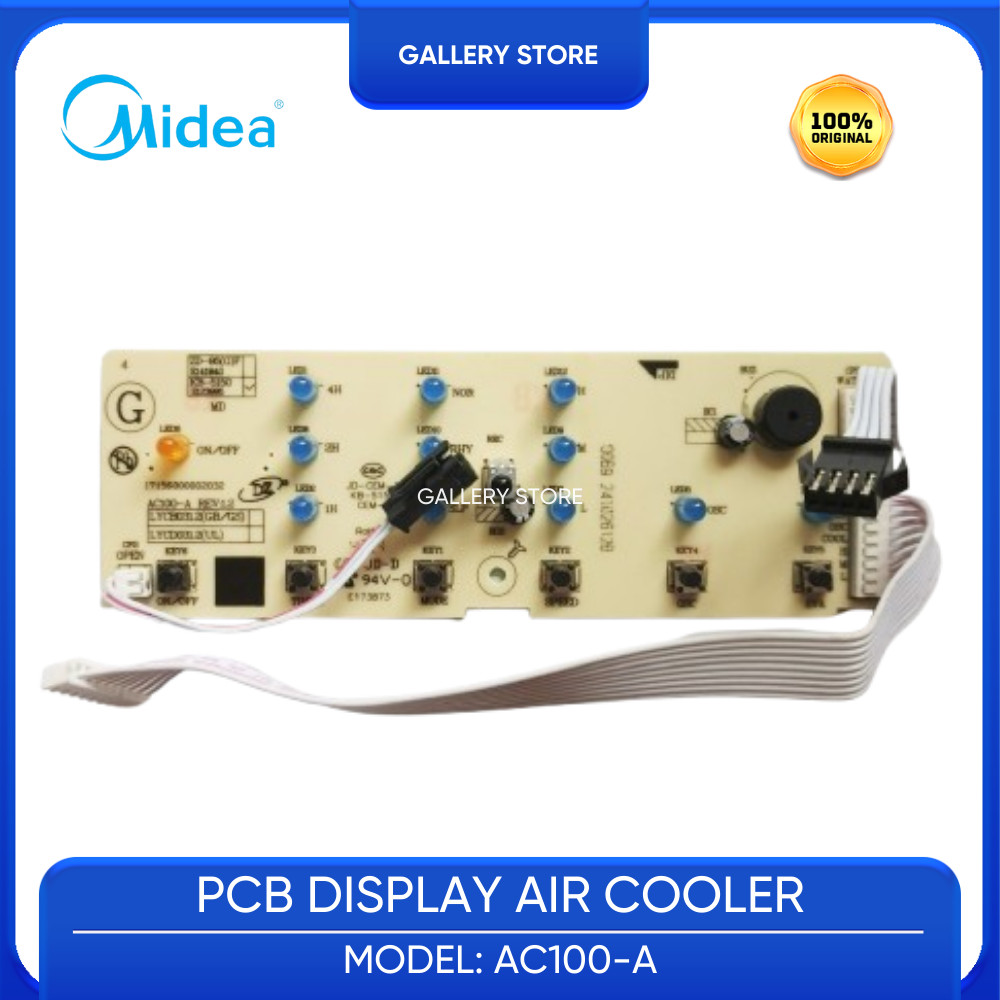 Pcb Tombol Display Air Coller MIDEA AC100-A