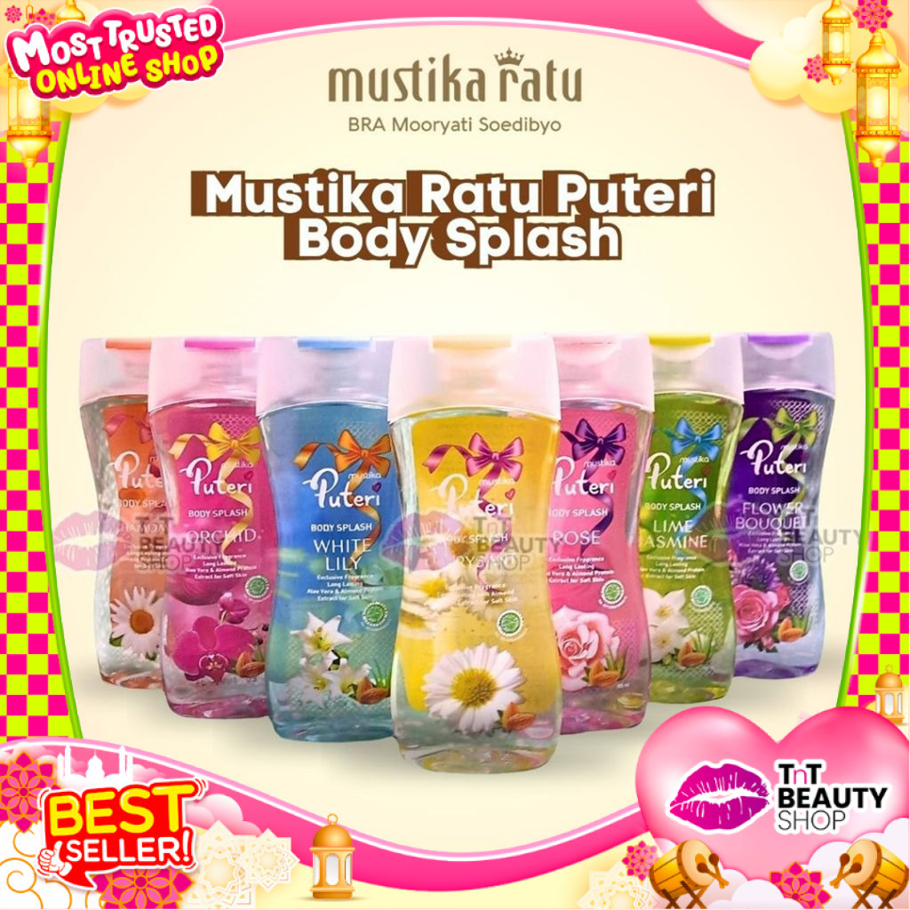 Mustika Ratu Puteri Body Splash 135 ML / 245 ML | TnT Beauty Shop