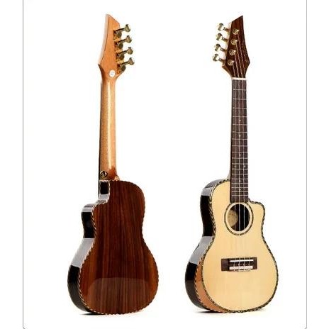 High Quality Thin-body Tenor, Soprano, Concert Ukuleles With Solid Wood Armrest Ukulele