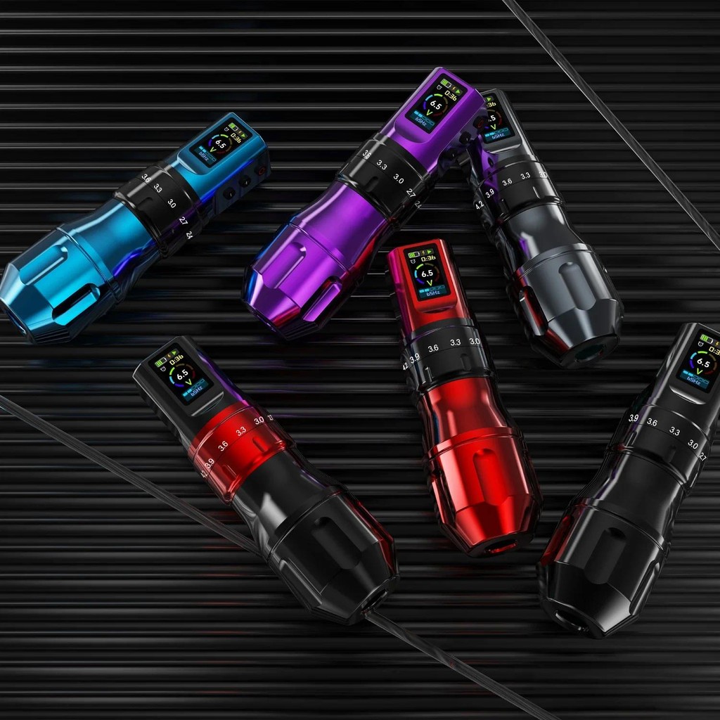 INKONE PRICK Adjustable Stroke Wireless Tattoo Machine Pen  Powerful Motor Cartridge Battery Tattoo 