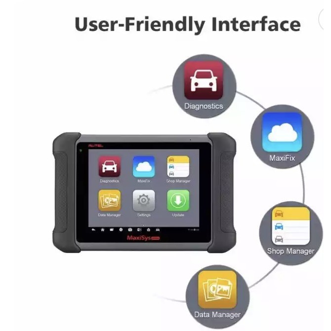 Scanner Mobil OBD2 Autel MAXISYS MS906 FREE OBD1 SOKET