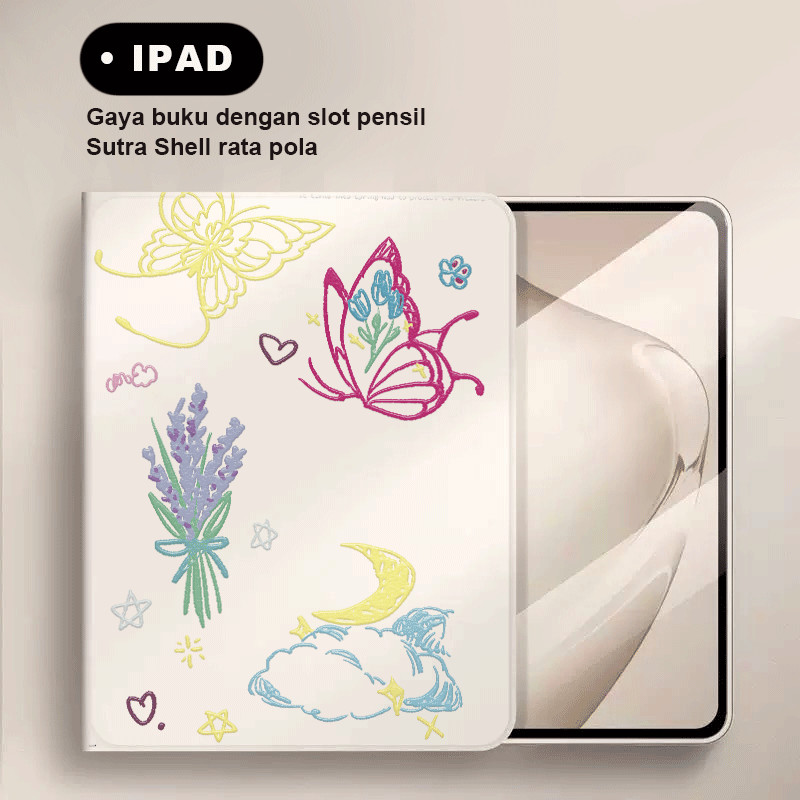 Kupu-kupu berwarna-warni Case tablet Samsung  A8 10.5 inch A9 8.7 inch A9+ 11 inch S6 Lite 10.4 inch