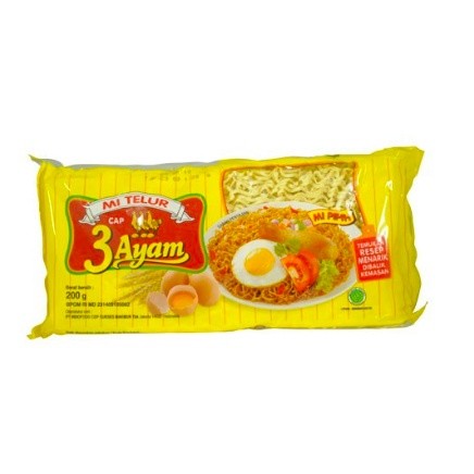 

pekanbaru / Mi Telur 3 Ayam 200g (Kuning) Mie Instant